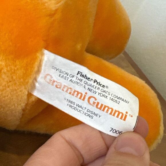 Vintage Disney Grammi Gummi Bears 1985 plush - Picture 2 of 4